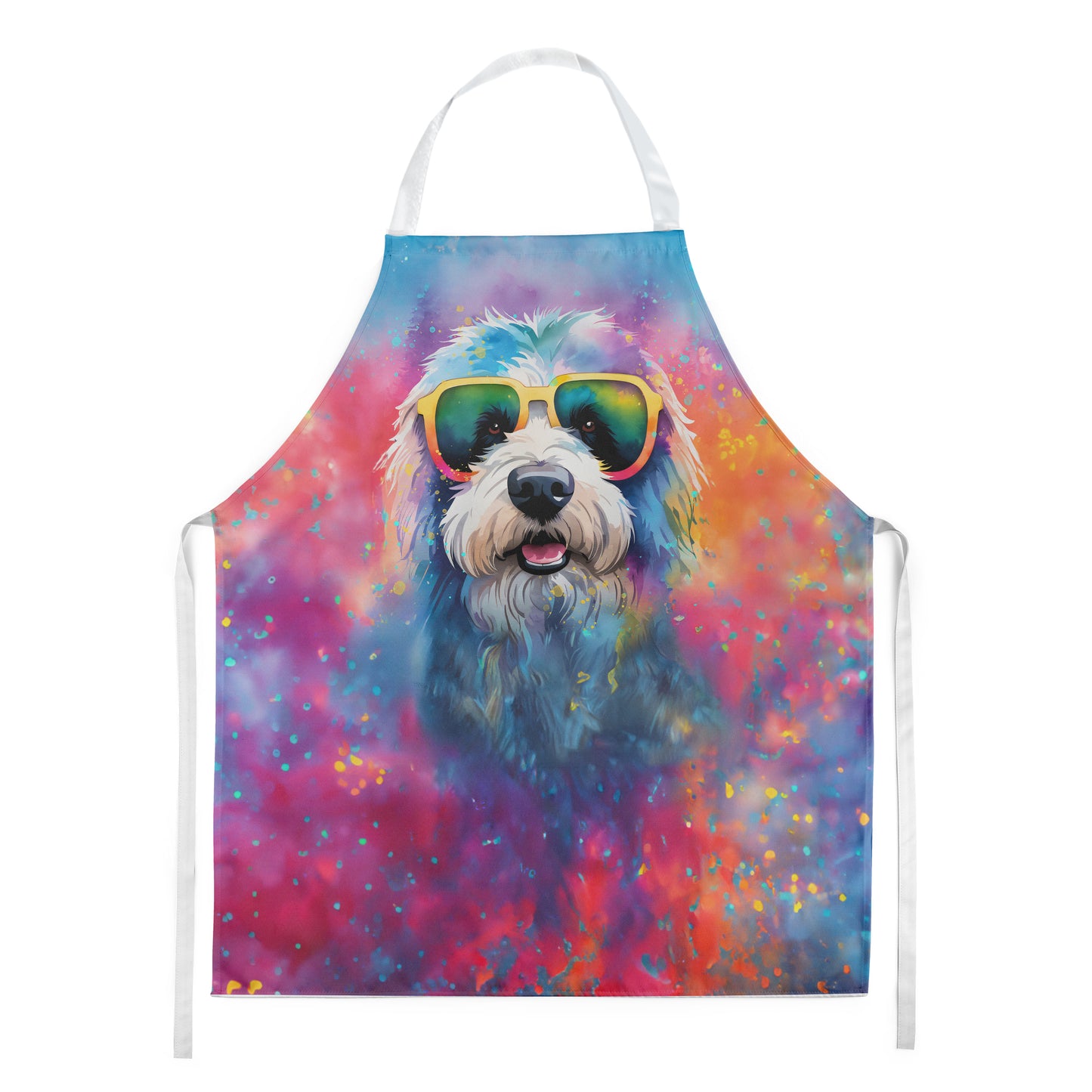 Buy this Old English Sheepdog Hippie Dawg Apron