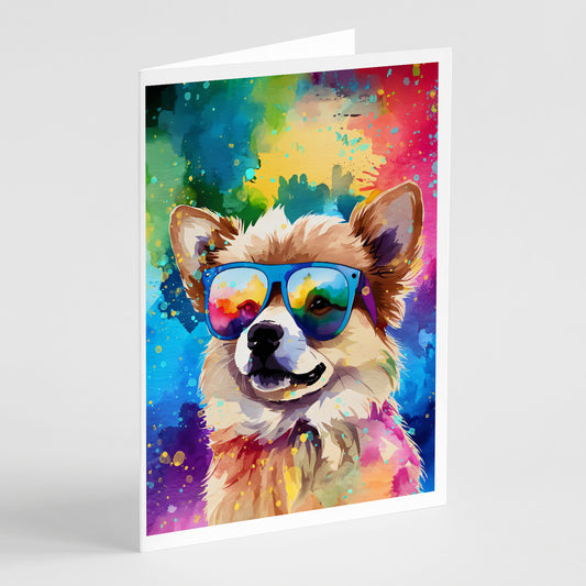 Buy this Pomeranian Hippie Dawg Greeting Cards Pack of 8