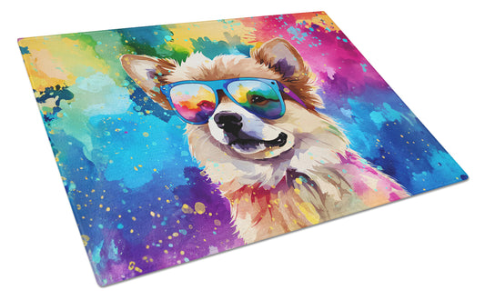 Buy this Pomeranian Hippie Dawg Glass Cutting Board