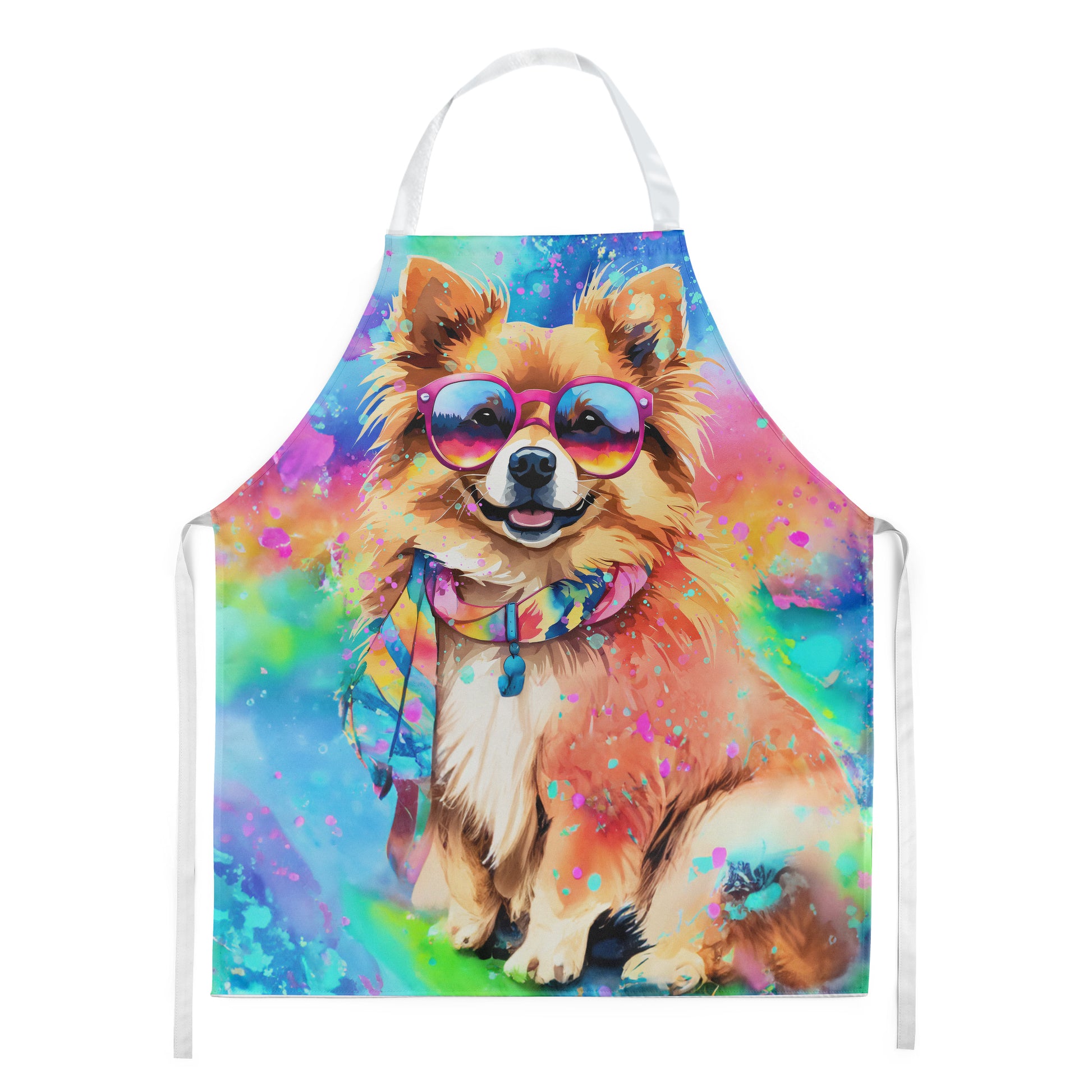 Buy this Pomeranian Hippie Dawg Apron