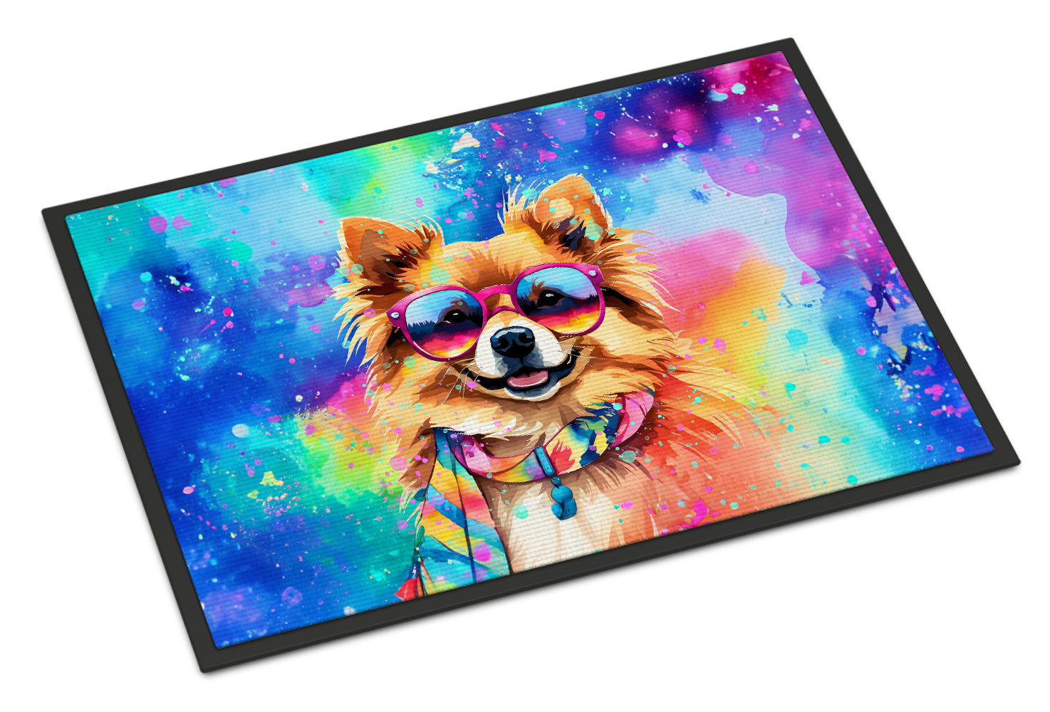 Buy this Pomeranian Hippie Dawg Doormat