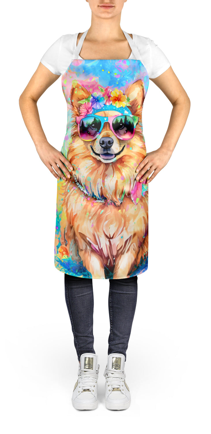 Pomeranian Hippie Dawg Apron