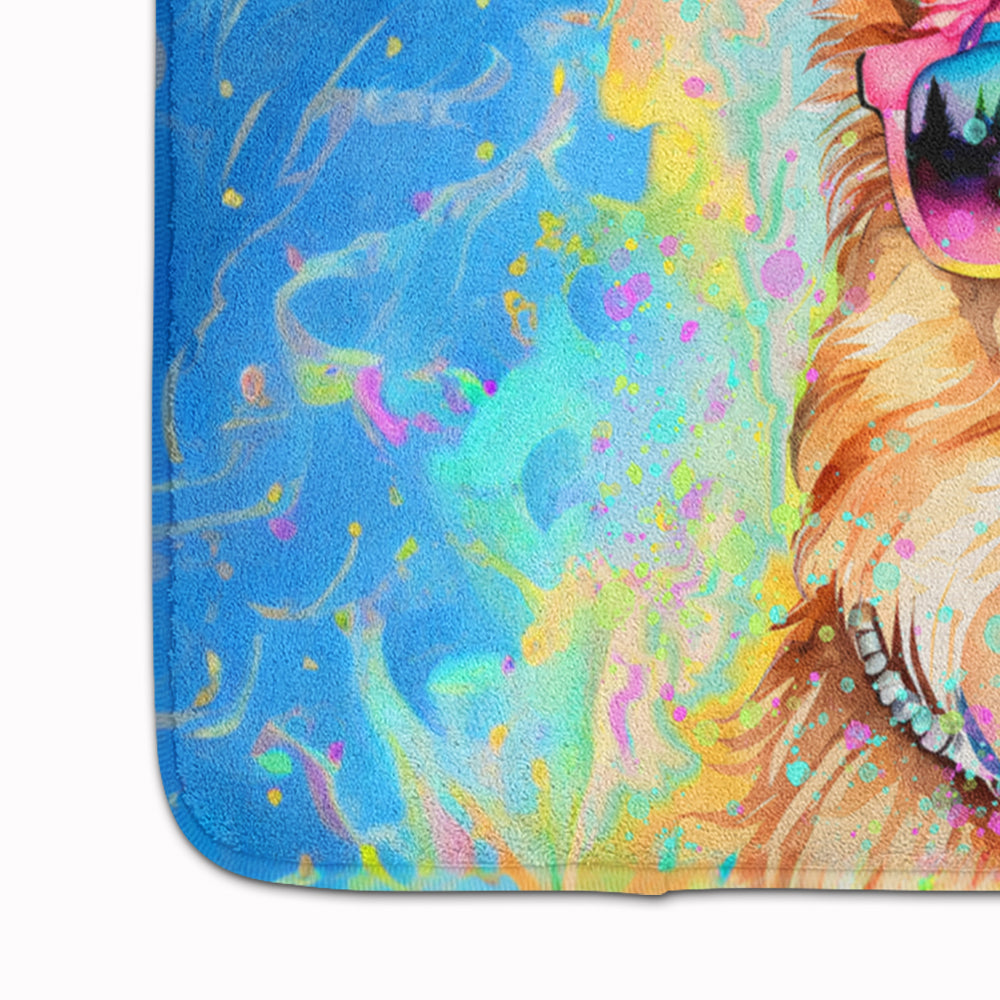 Pomeranian Hippie Dawg Memory Foam Kitchen Mat