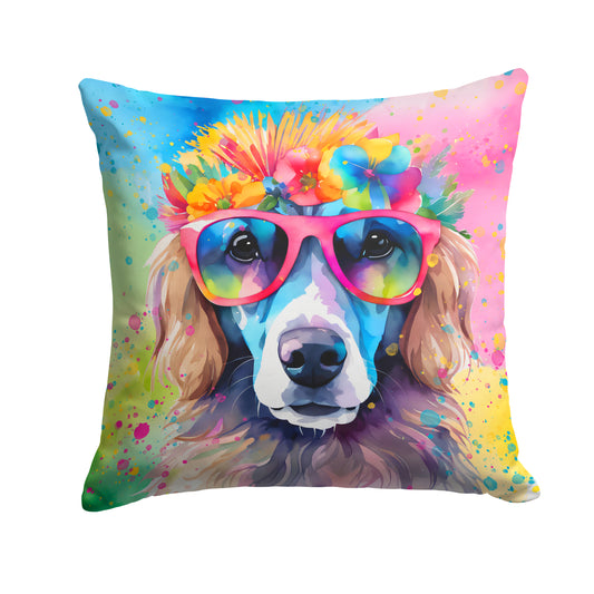 Buy this Poodle Hippie Dawg Throw Pillow