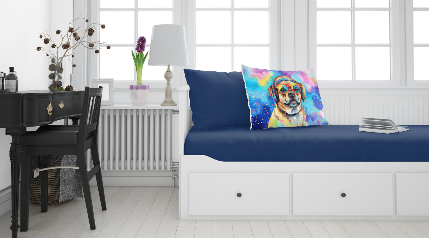 Pug Hippie Dawg Standard Pillowcase