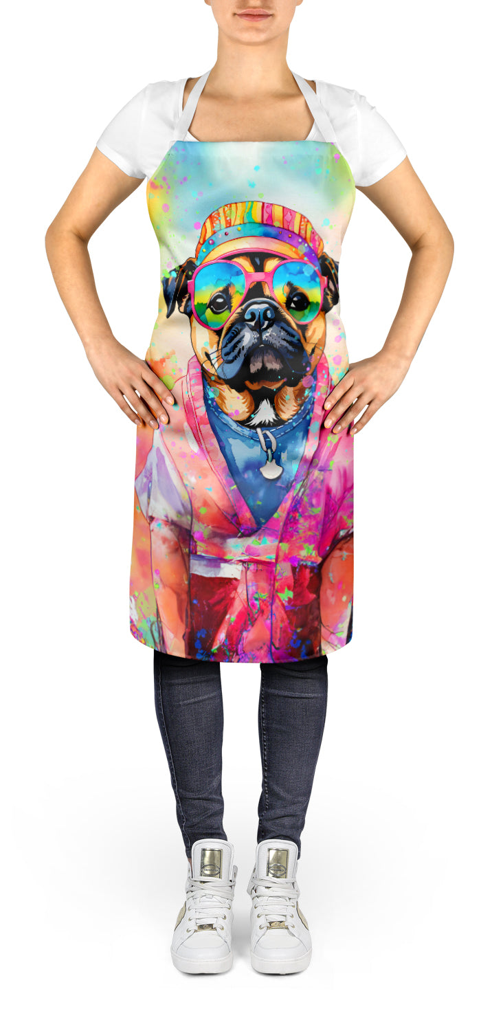 Pug Hippie Dawg Apron