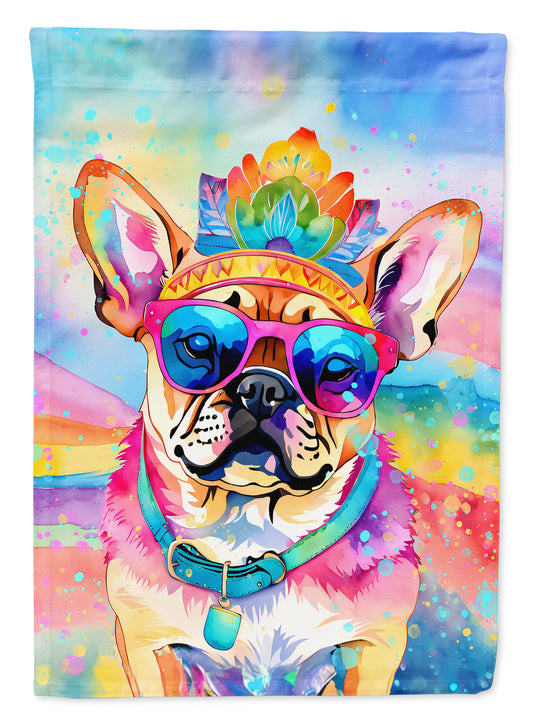 Buy this Pug Hippie Dawg Garden Flag