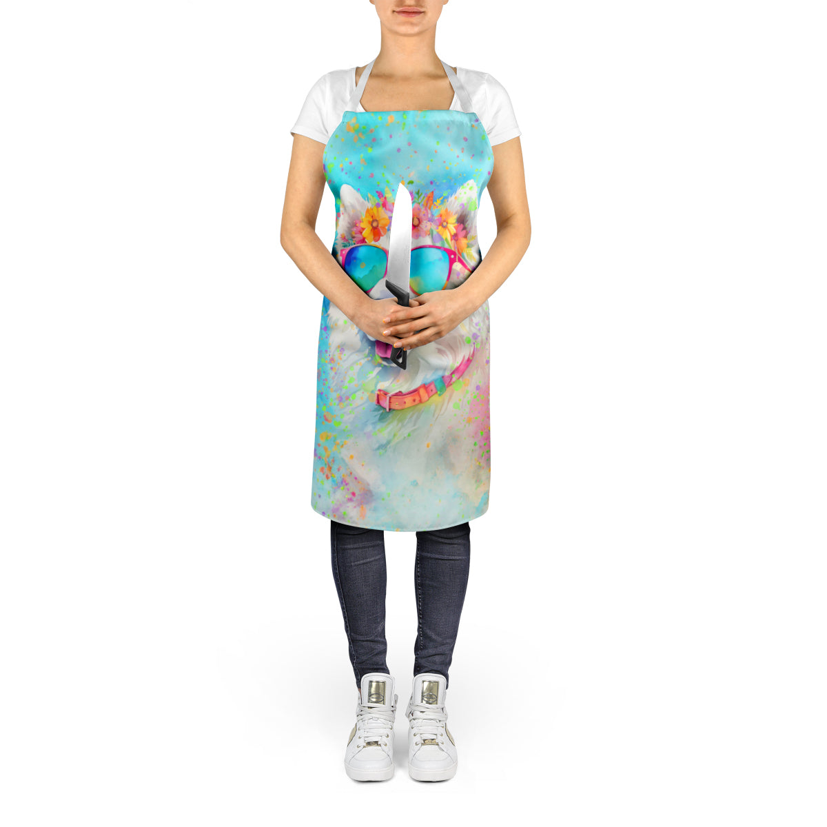 Samoyed Hippie Dawg Apron