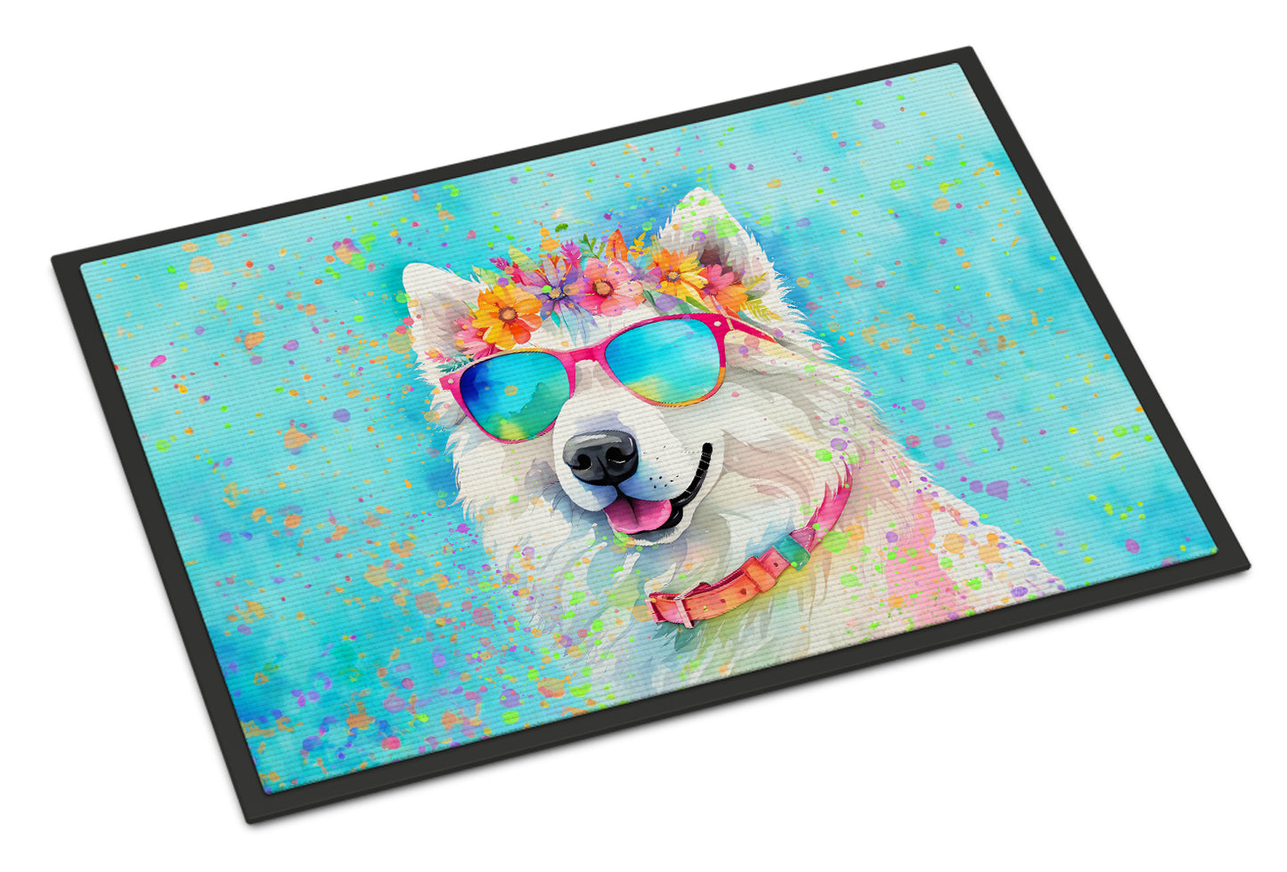 Buy this Samoyed Hippie Dawg Doormat