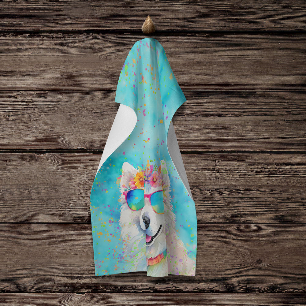 Samoyed Hippie Dawg Kitchen Towel