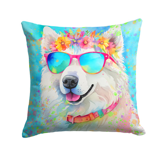 Buy this Samoyed Hippie Dawg Throw Pillow