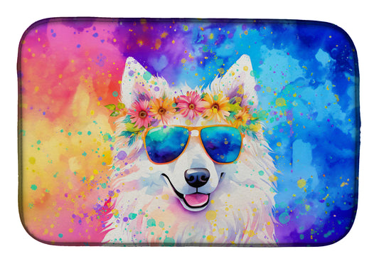 Buy this Samoyed Hippie Dawg Dish Drying Mat