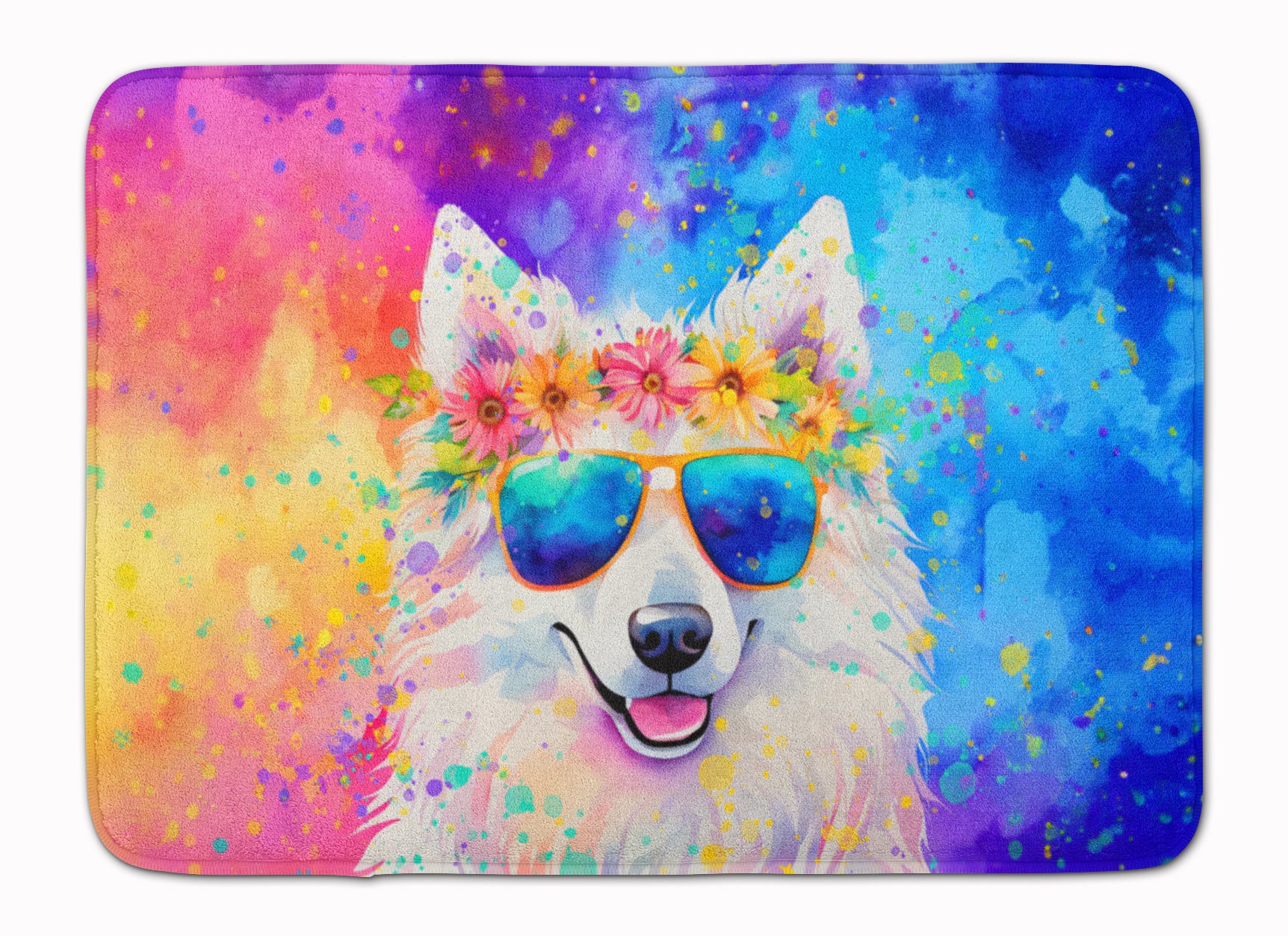 Buy this Samoyed Hippie Dawg Memory Foam Kitchen Mat