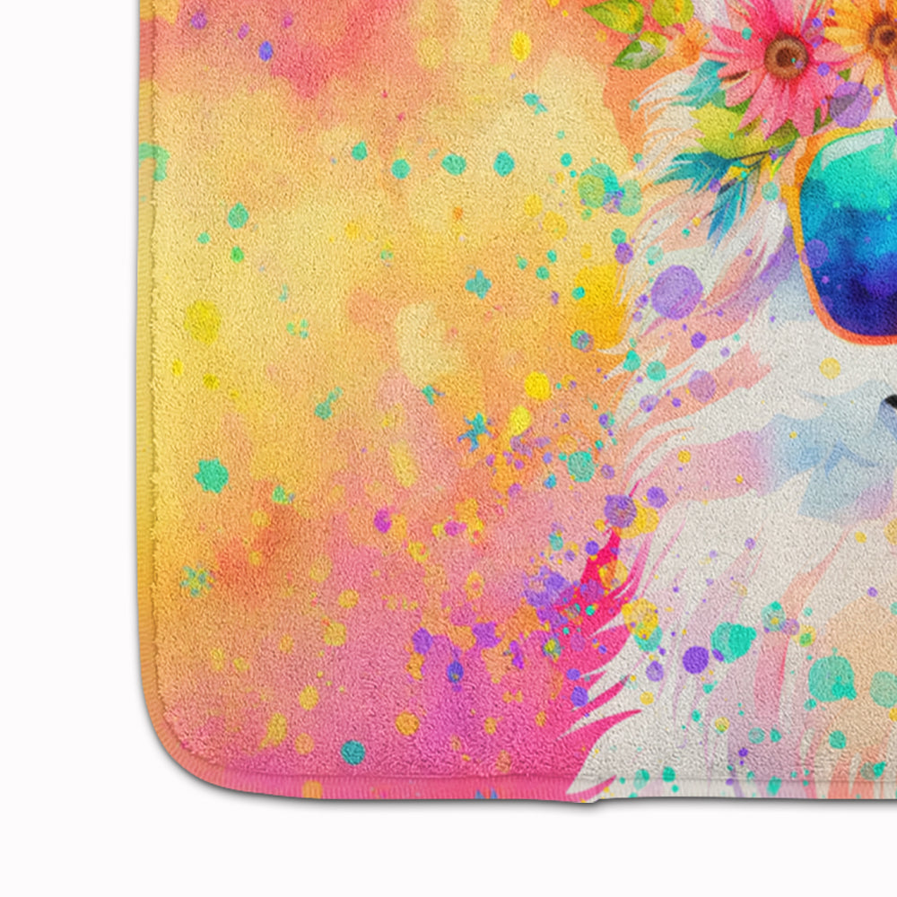 Samoyed Hippie Dawg Memory Foam Kitchen Mat