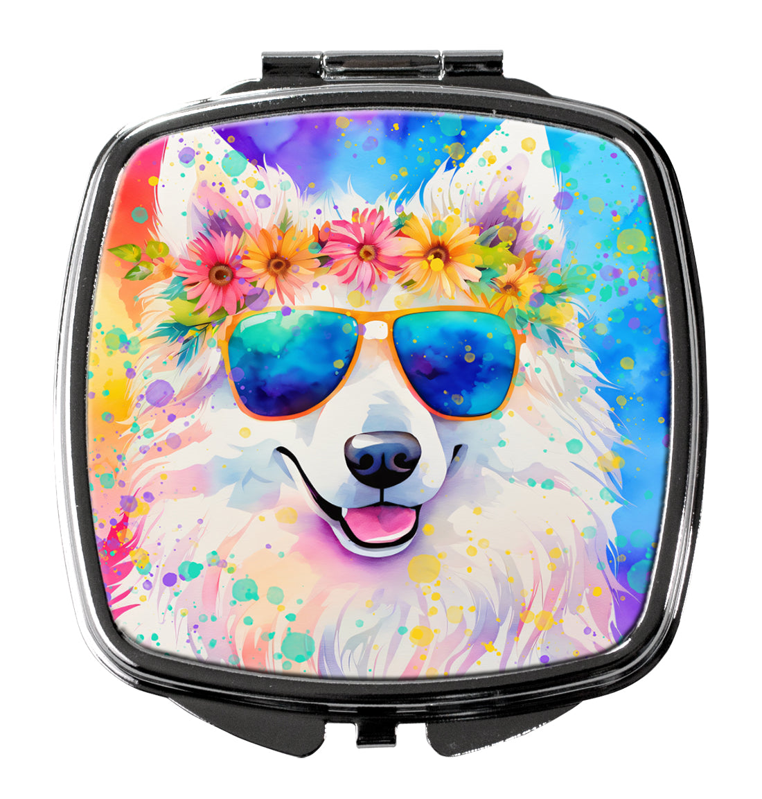 Buy this Samoyed Hippie Dawg Compact Mirror