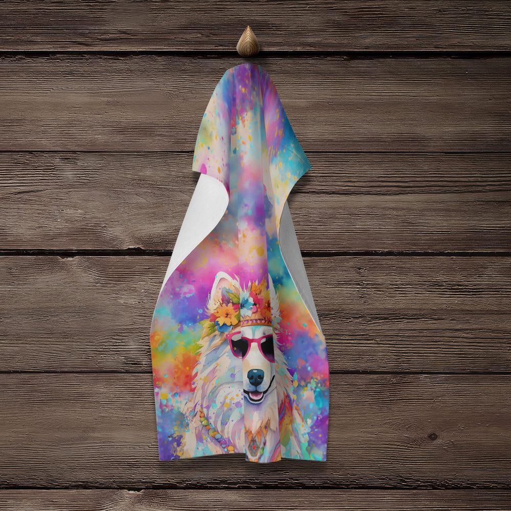 Samoyed Hippie Dawg Kitchen Towel