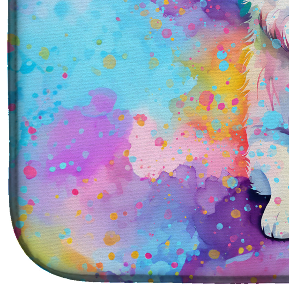 Samoyed Hippie Dawg Dish Drying Mat