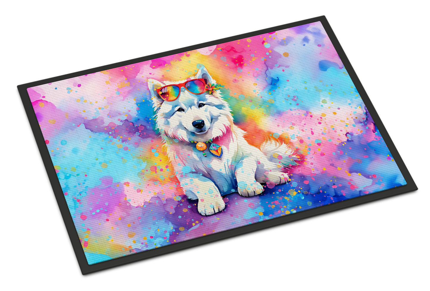 Buy this Samoyed Hippie Dawg Doormat