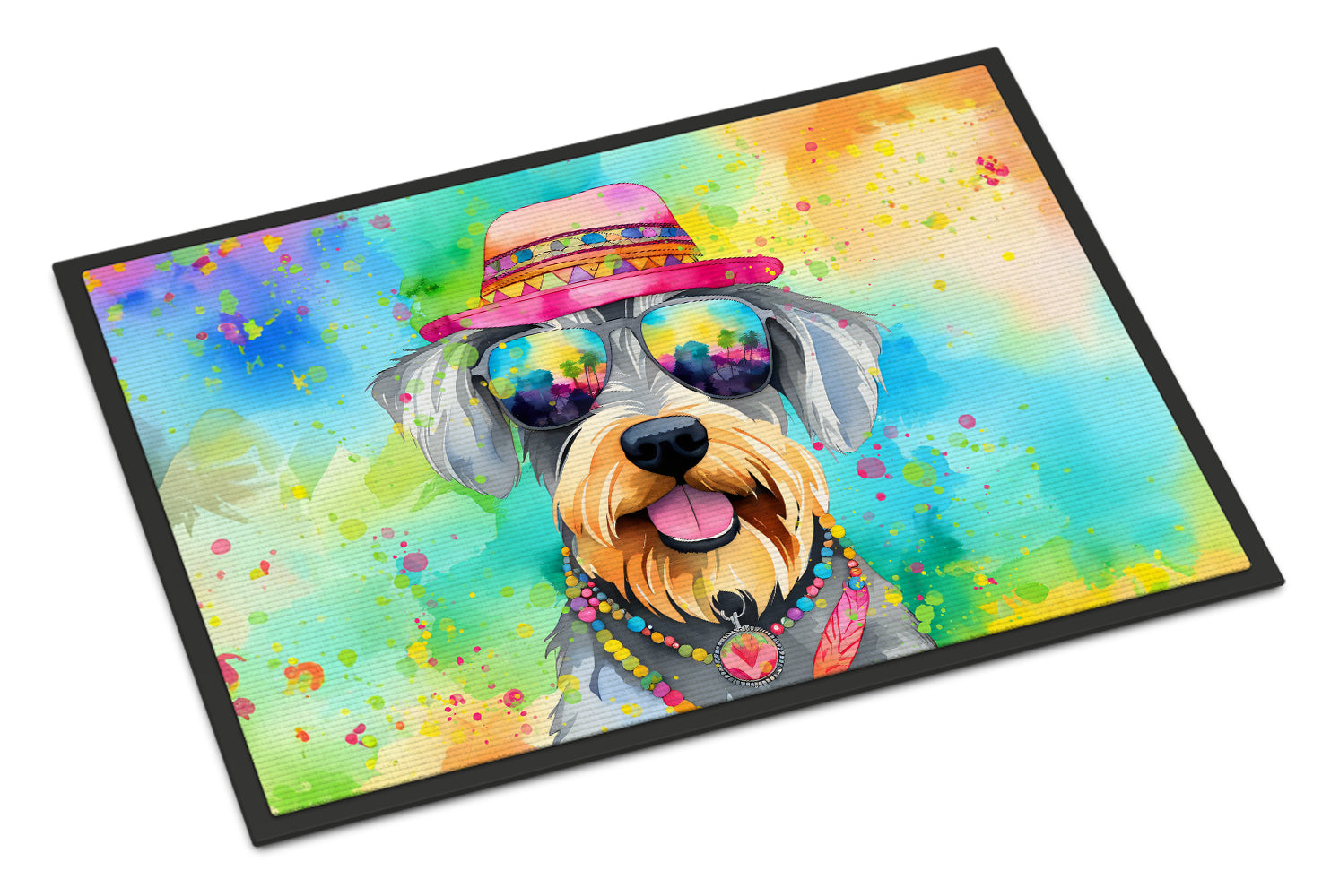 Buy this Schnauzer Hippie Dawg Doormat