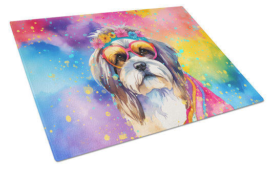 Buy this Shih Tzu Hippie Dawg Glass Cutting Board