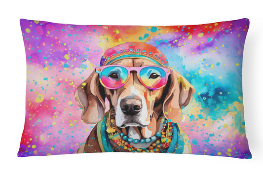 Buy this Weimaraner Hippie Dawg Throw Pillow