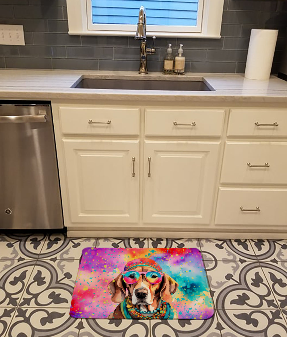 Weimaraner Hippie Dawg Memory Foam Kitchen Mat