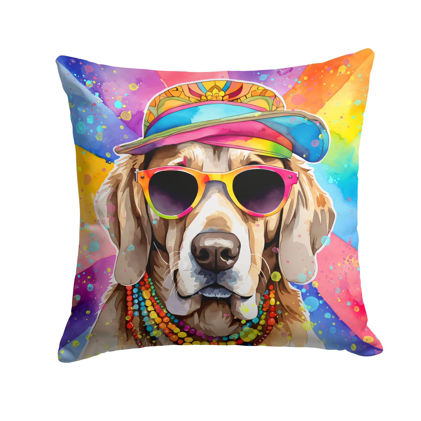 Buy this Weimaraner Hippie Dawg Throw Pillow