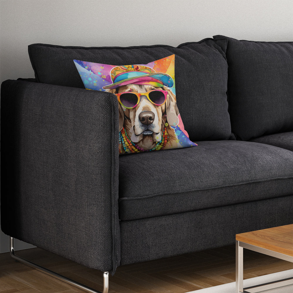 Weimaraner Hippie Dawg Throw Pillow