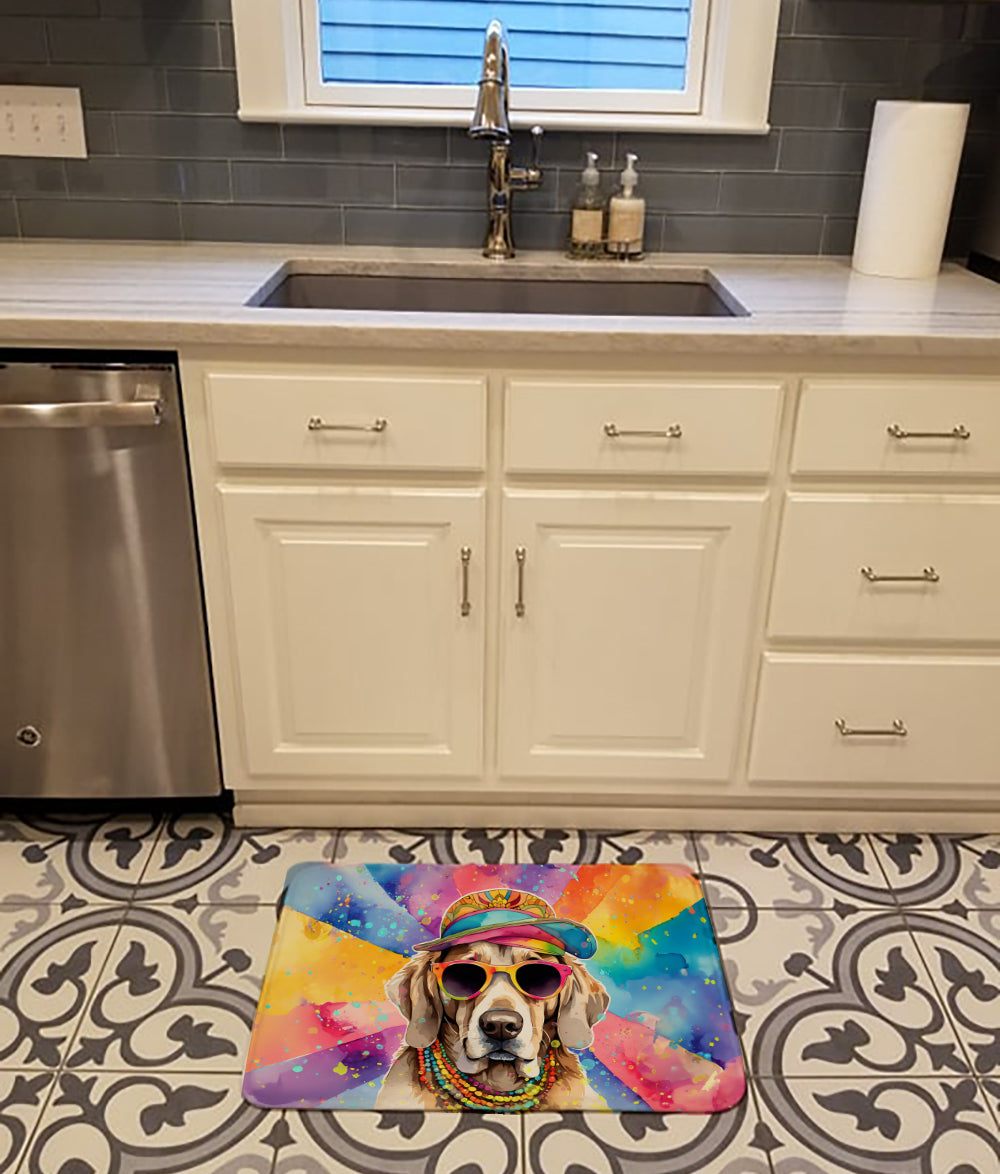 Weimaraner Hippie Dawg Memory Foam Kitchen Mat