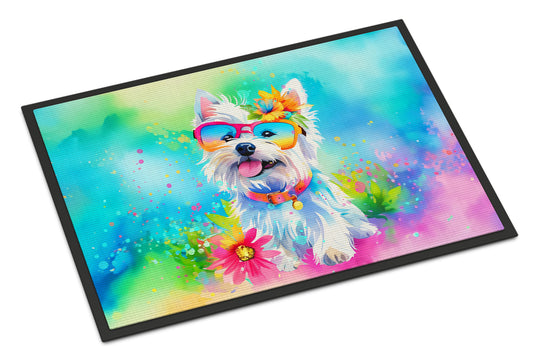 Buy this Westie Hippie Dawg Doormat