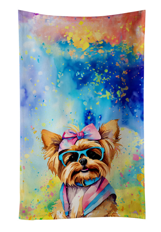 Buy this Yorkshire Terrier Hippie Dawg Kitchen Towel