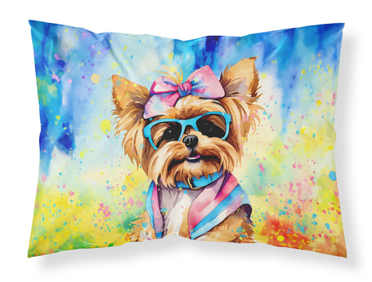 Buy this Yorkshire Terrier Hippie Dawg Standard Pillowcase