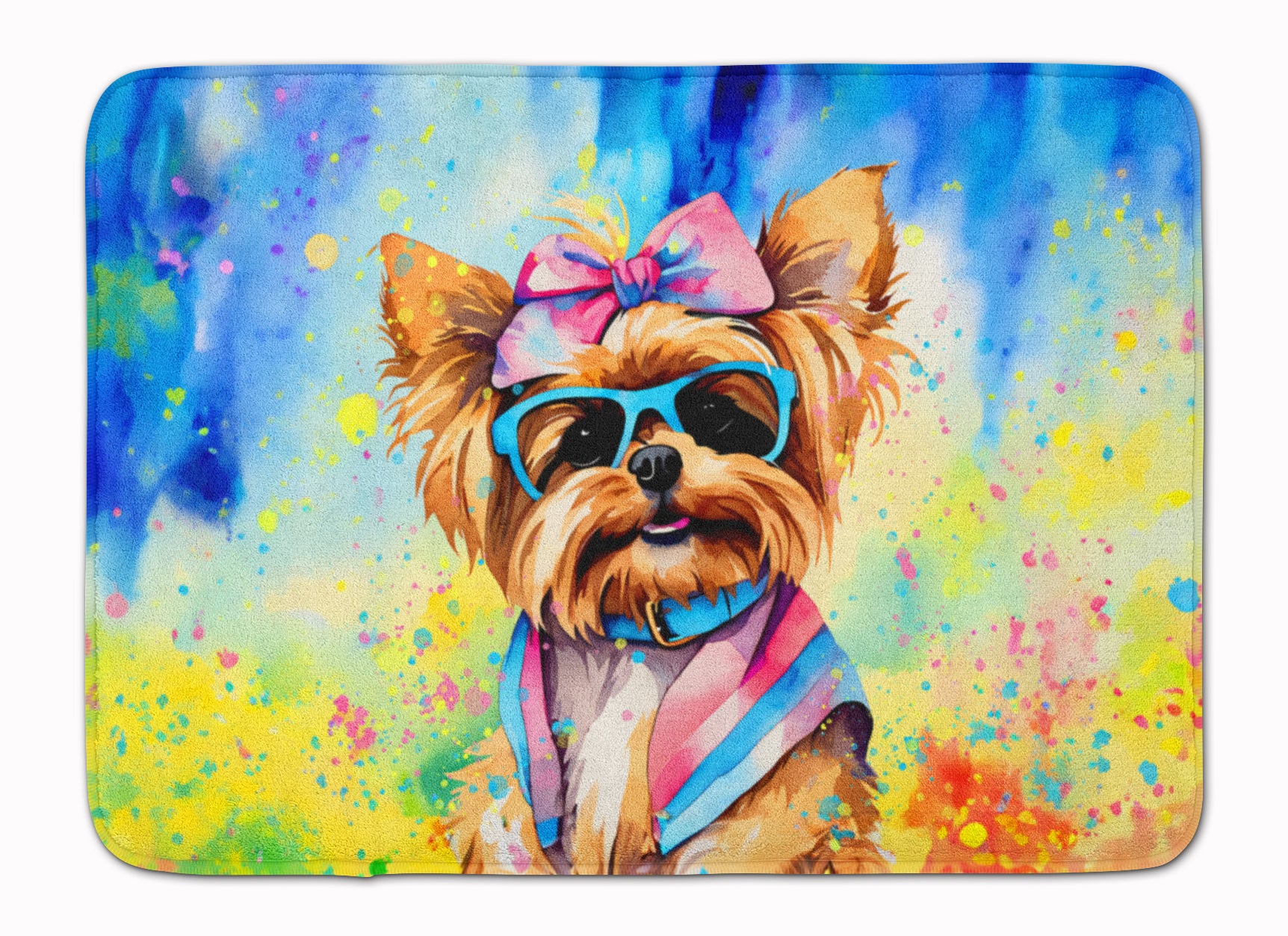 Buy this Yorkshire Terrier Hippie Dawg Memory Foam Kitchen Mat