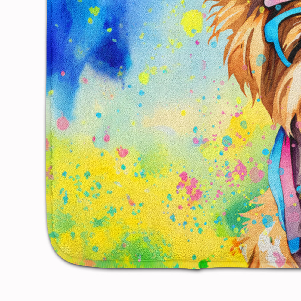 Yorkshire Terrier Hippie Dawg Memory Foam Kitchen Mat