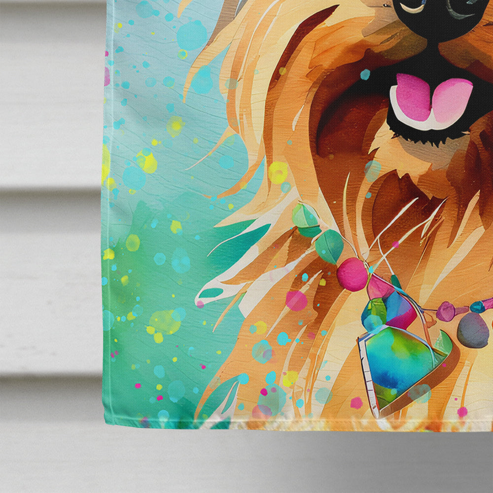 Yorkshire Terrier Hippie Dawg House Flag