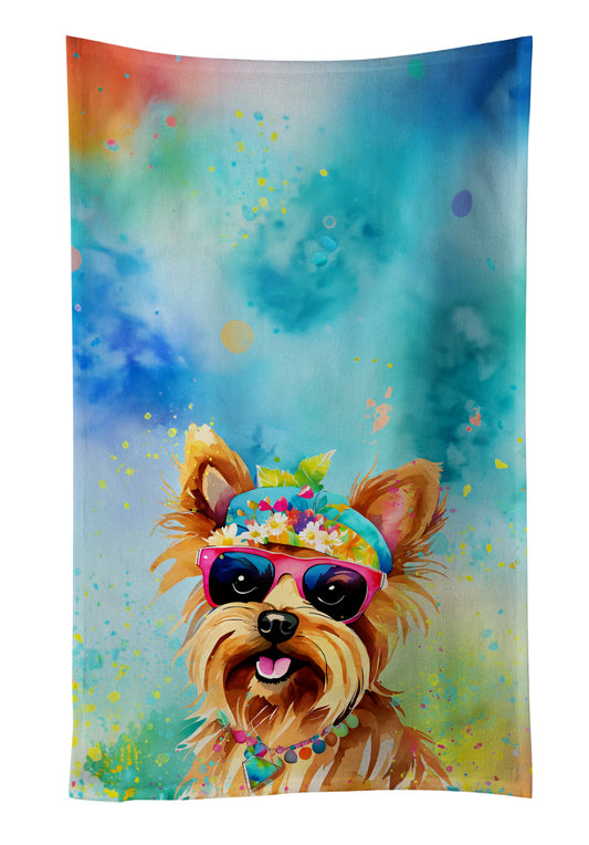 Buy this Yorkshire Terrier Hippie Dawg Kitchen Towel