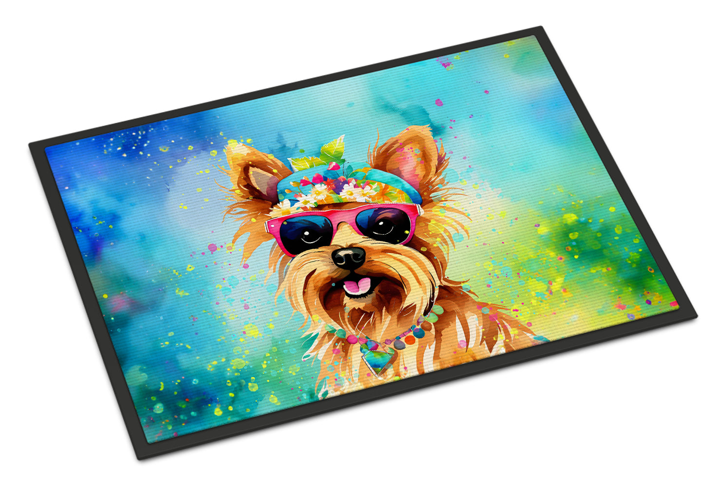 Buy this Yorkshire Terrier Hippie Dawg Doormat