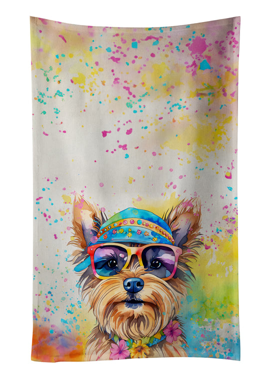 Buy this Yorkshire Terrier Hippie Dawg Kitchen Towel