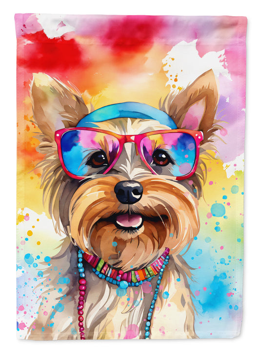 Buy this Yorkshire Terrier Hippie Dawg House Flag