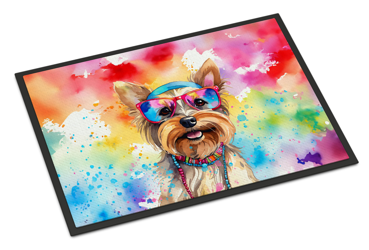 Buy this Yorkshire Terrier Hippie Dawg Doormat