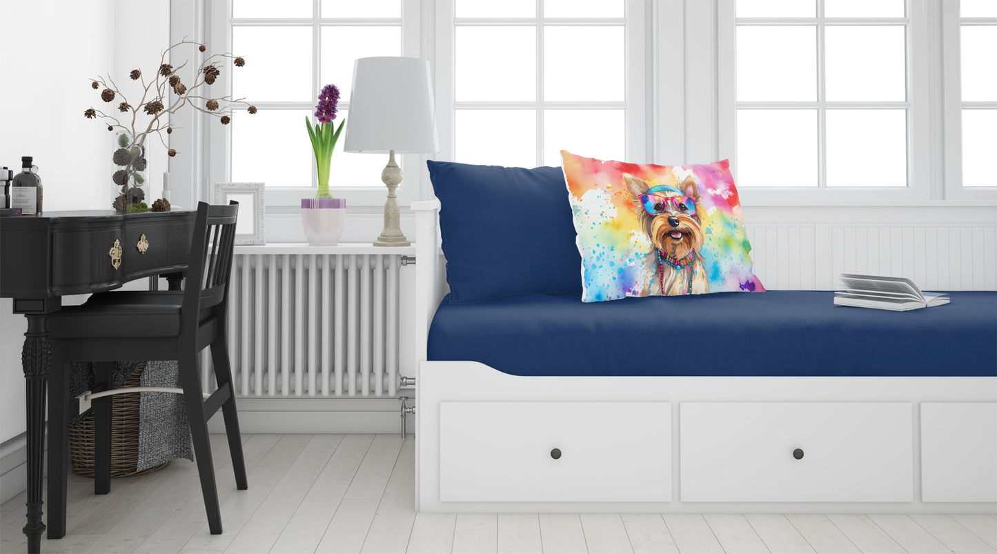 Yorkshire Terrier Hippie Dawg Standard Pillowcase