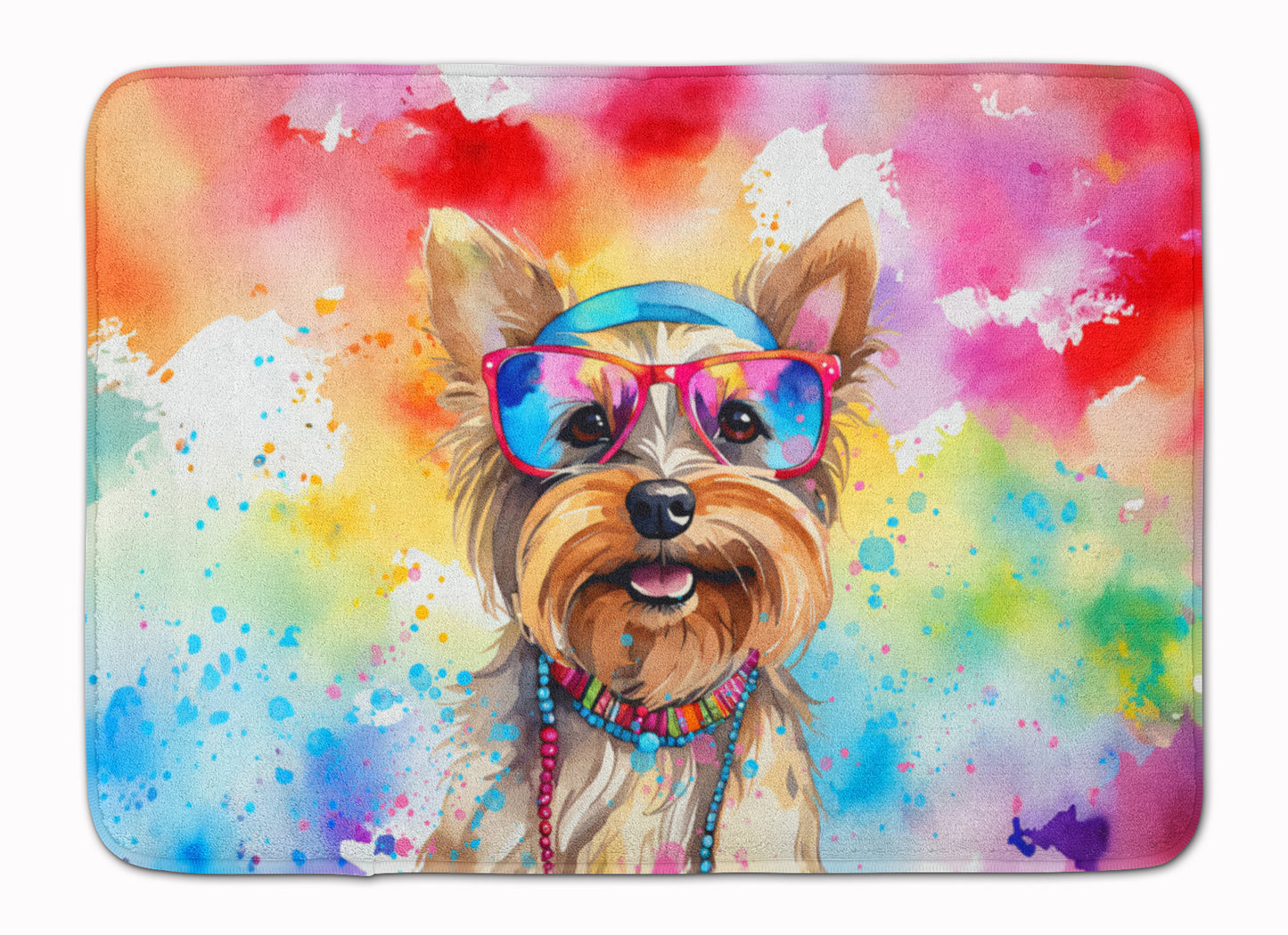 Buy this Yorkshire Terrier Hippie Dawg Memory Foam Kitchen Mat