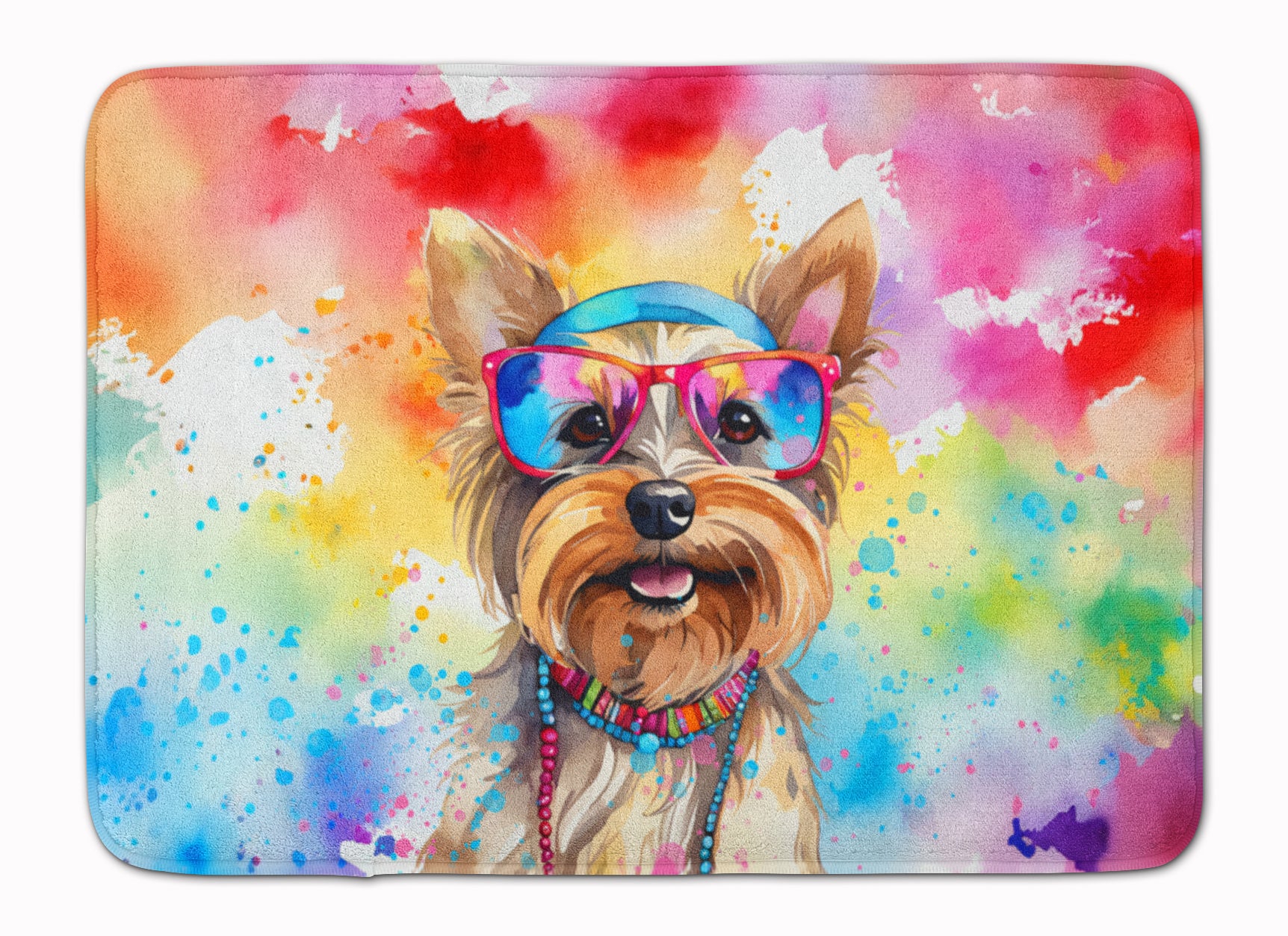 Buy this Yorkshire Terrier Hippie Dawg Memory Foam Kitchen Mat