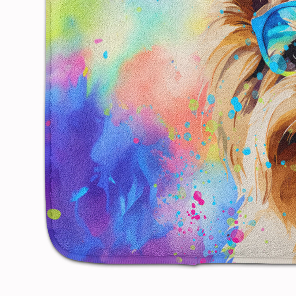 Yorkshire Terrier Hippie Dawg Memory Foam Kitchen Mat