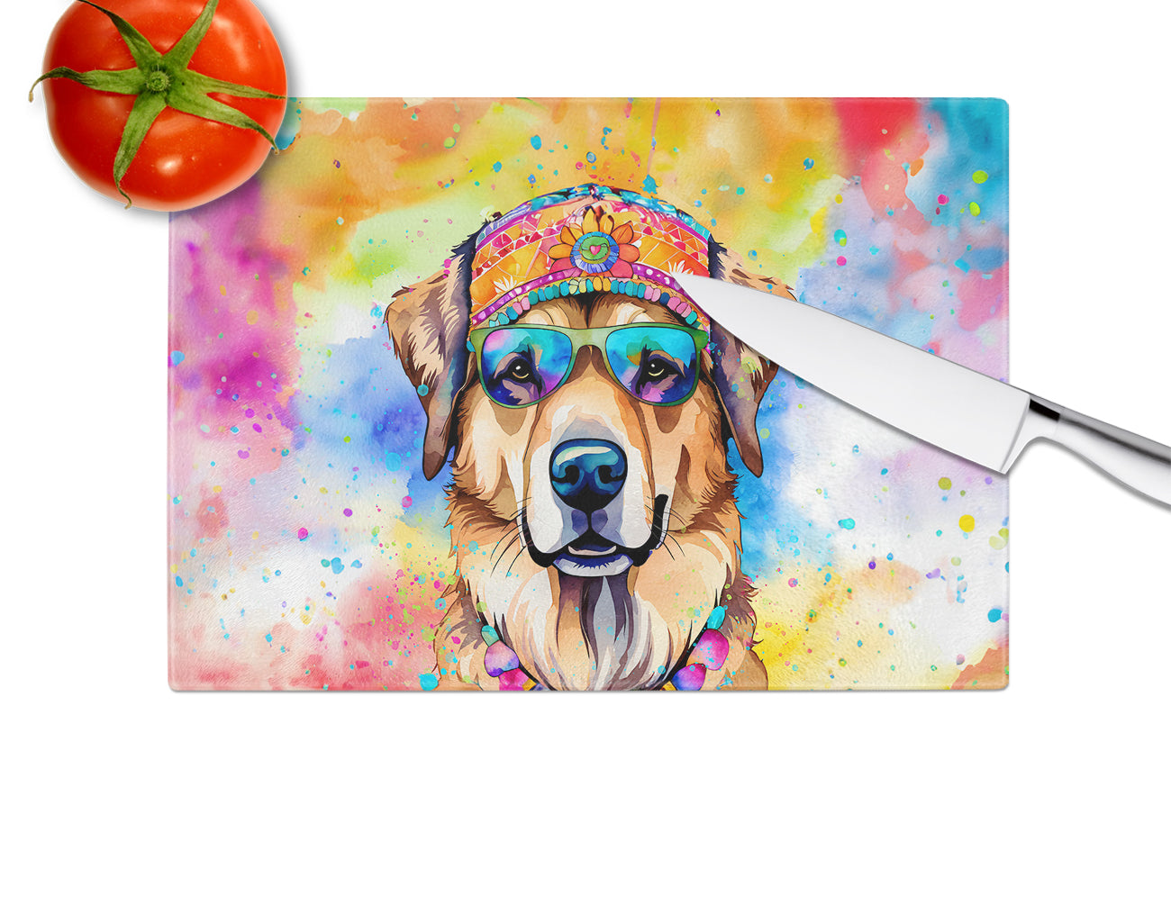 Hippie Dawg Glass Cutting Board