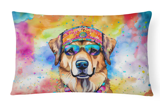 Buy this Hippie Dawg Throw Pillow