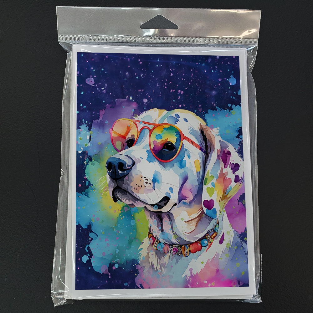 Hippie Dawg Greeting Cards Pack of 8
