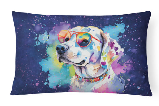 Buy this Hippie Dawg Throw Pillow