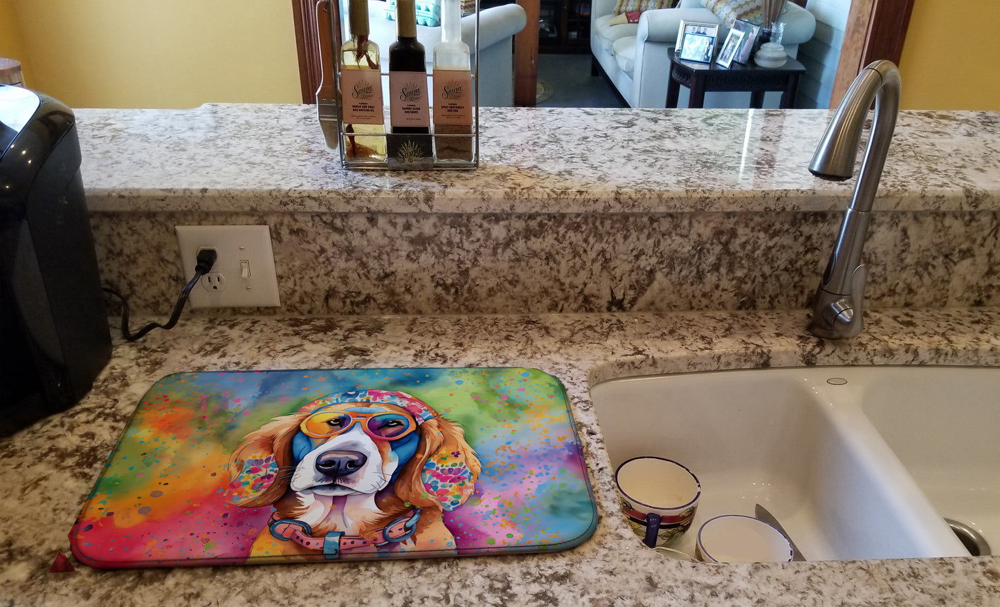 Hippie Dawg Dish Drying Mat