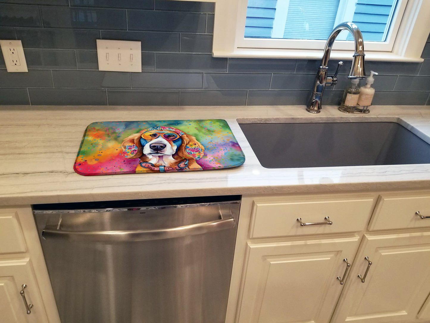 Hippie Dawg Dish Drying Mat